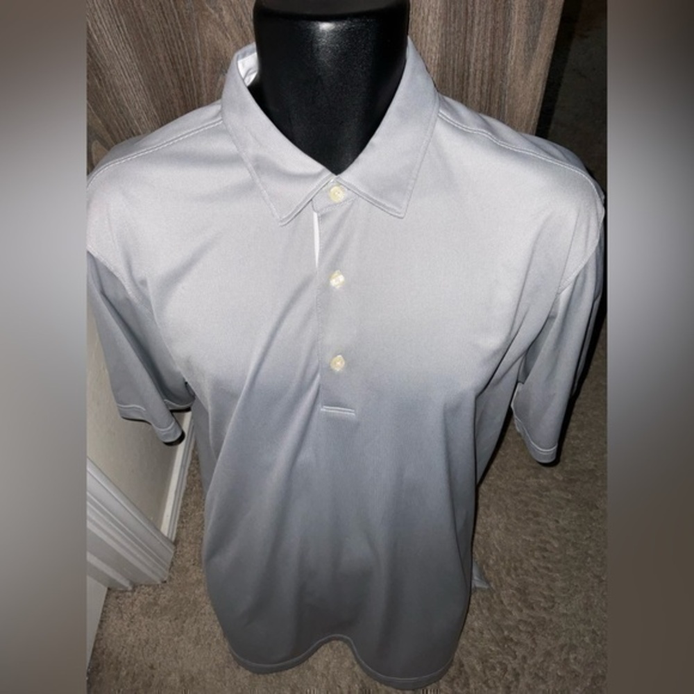 Men’s used size Large L Greg Norman polo shirt grey